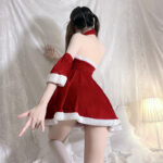 D 8578 Velvet Elf Princess Dress - Image 4
