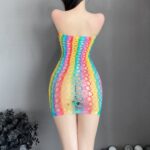 W-0001  Erotic lingerie jacquard sexy colorful mesh - Image 3