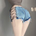 T-8029 Denim shorts are hot and tempting - Image 3