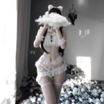 T-2226 Three-point princess cat suit love cat girl cute nightwear - Image 10