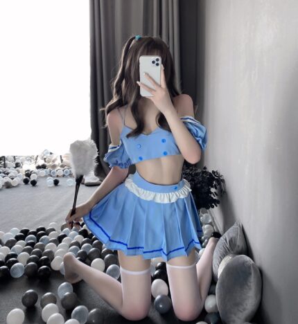 T-2547 Sexy sailor dress preppy sweet pure desire short skirt