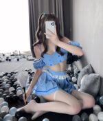 T-2547 Sexy sailor dress preppy sweet pure desire short skirt - Image 4