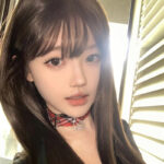 P-1383 Harajuku vintage red checkered choker collar - Image 4